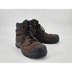 Ariat Men's Treadfast 6" ASTM F2413 F2 Brown Steel Toe Work Boots Size 8B